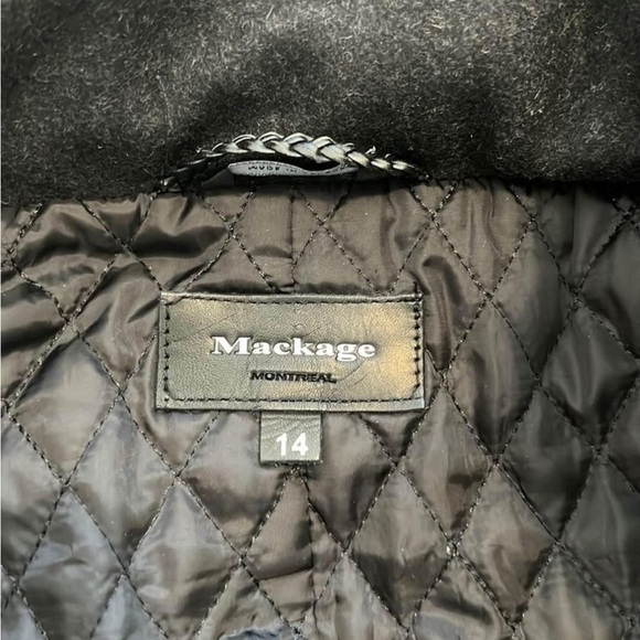 Mackage wool & cashmere coat size 14 - Picture 4 of 9